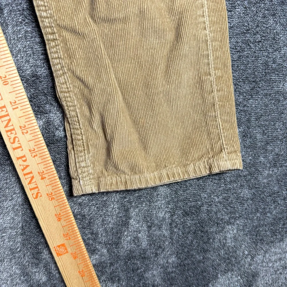 Lot of 2 Banana Republic Pima Cotton Corduroy Pants Men's Fit 30x25.5 Black Tan